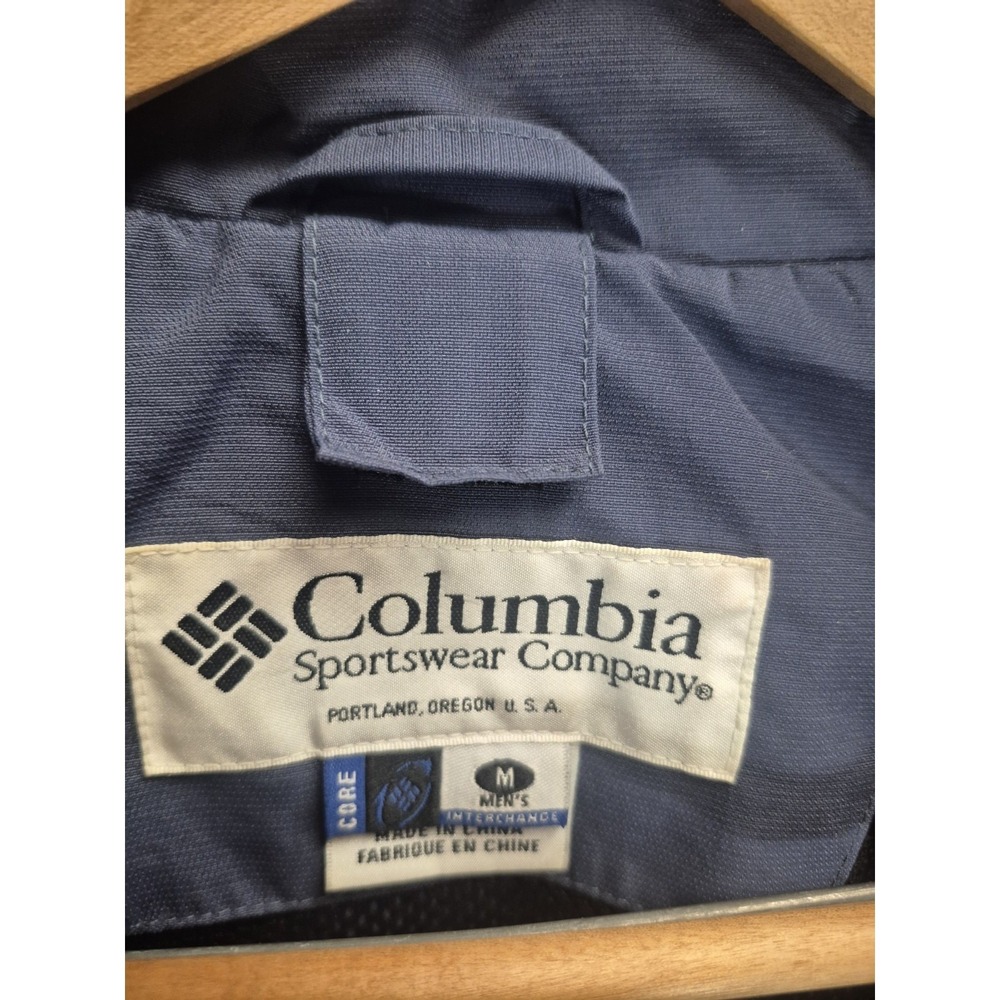 Mens Columbia Parka Blue Jacket Late 90's Early 2000's - Picture 2 of 5